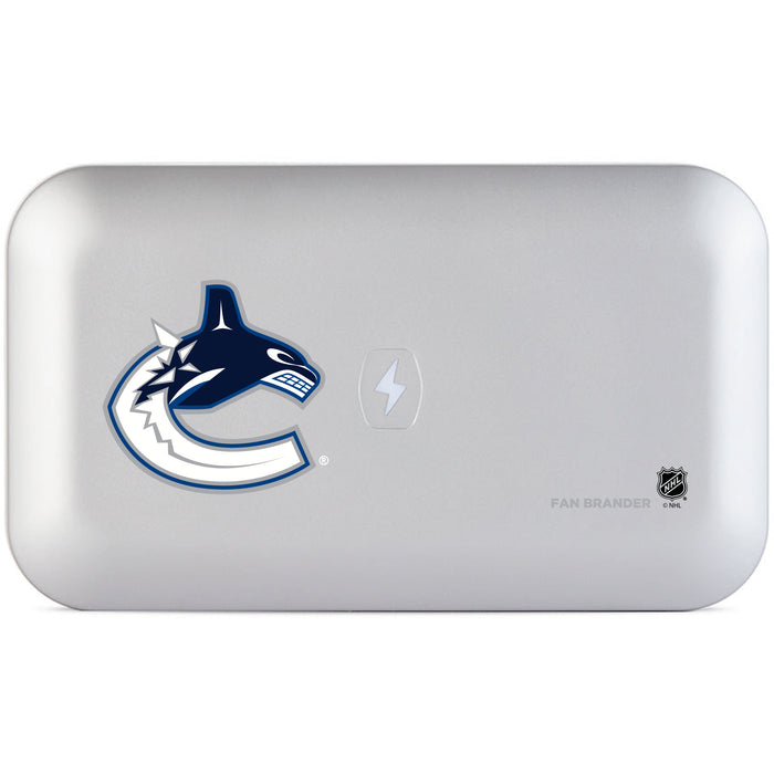 PhoneSoap UV Cleaner with Vancouver Canucks Primary Logo