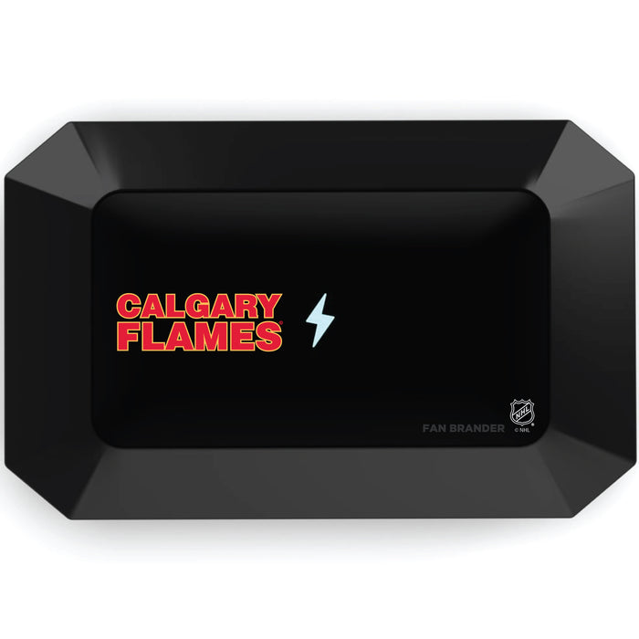 PhoneSoap UV Cleaner with Calgary Flames Secondary Logo