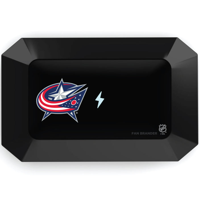 PhoneSoap UV Cleaner with Columbus Blue Jackets Primary Logo