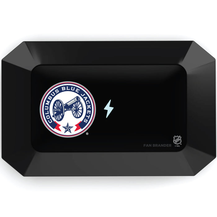 PhoneSoap UV Cleaner with Columbus Blue Jackets Secondary Logo