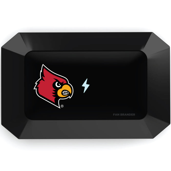 PhoneSoap UV Cleaner with Louisville Cardinals Primary Logo