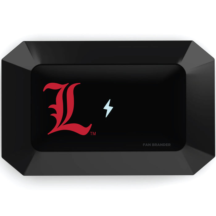 PhoneSoap UV Cleaner with Louisville Cardinals Secondary Logo