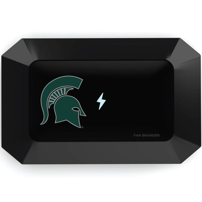 PhoneSoap UV Cleaner with Michigan State Spartans Primary Logo