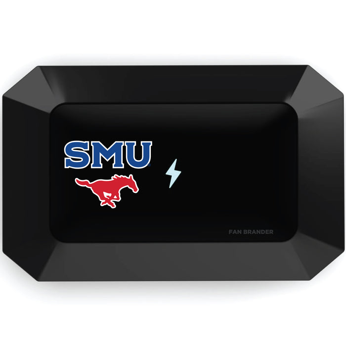 PhoneSoap UV Cleaner with SMU Mustangs Primary Logo