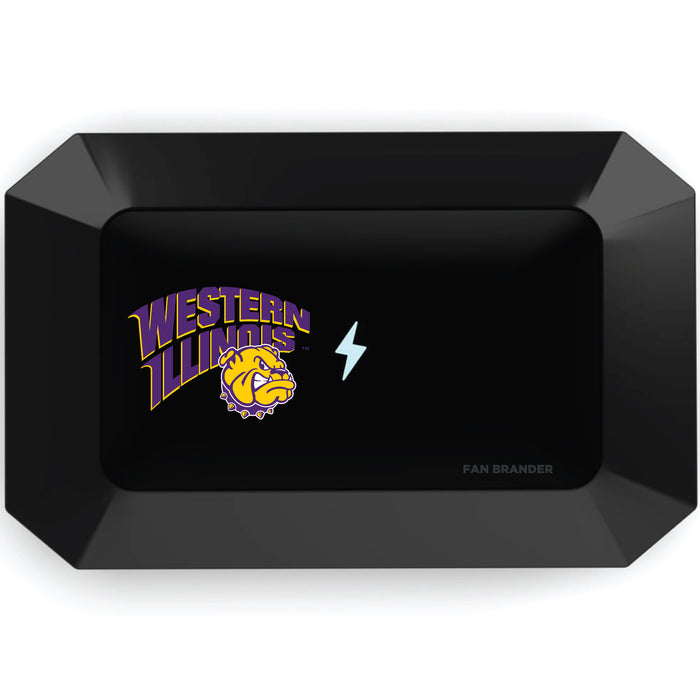 PhoneSoap UV Cleaner with Western Illinois University Leathernecks Primary Logo