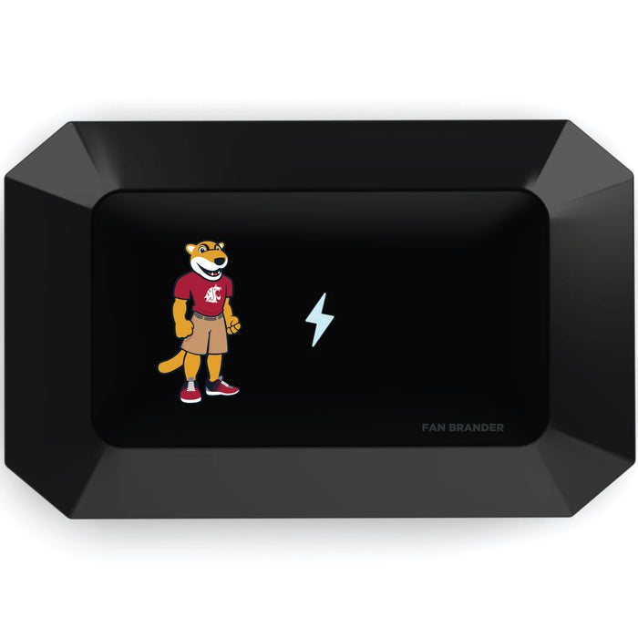 PhoneSoap UV Cleaner with Washington State Cougars Secondary Logo