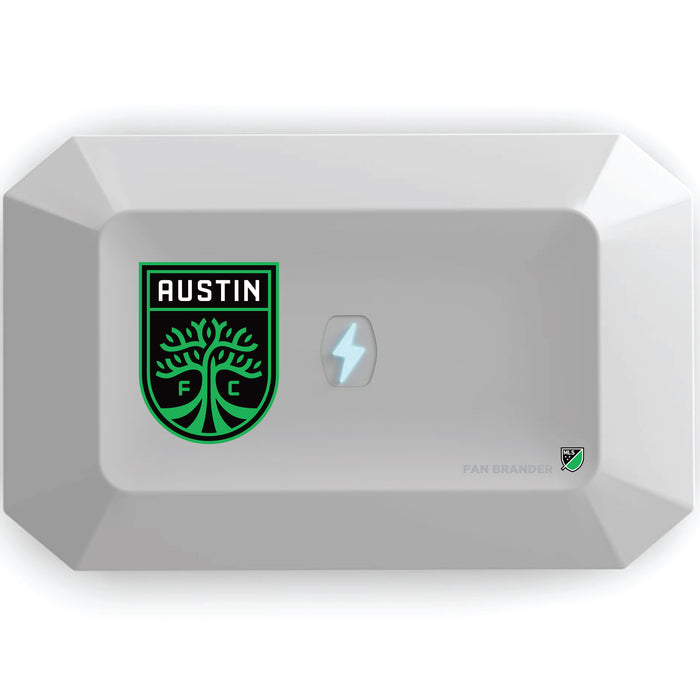 PhoneSoap UV Cleaner with Austin FC Primary Logo