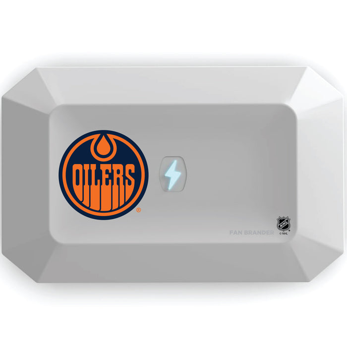 PhoneSoap UV Cleaner with Edmonton Oilers Secondary Logo
