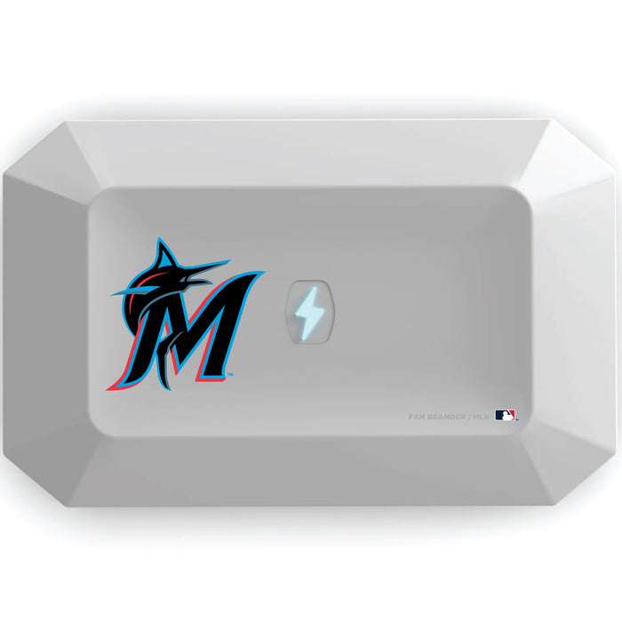PhoneSoap UV Cleaner with Miami Marlins Secondary Logo
