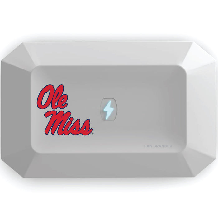 PhoneSoap UV Cleaner with Mississippi Ole Miss Primary Logo