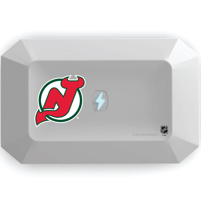 PhoneSoap UV Cleaner with New Jersey Devils Secondary Logo