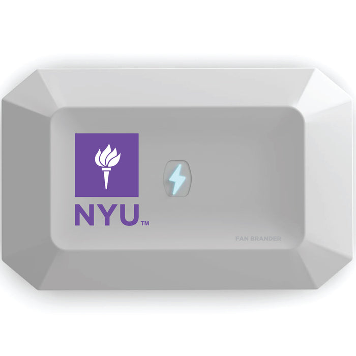 PhoneSoap UV Cleaner with NYU Primary Logo