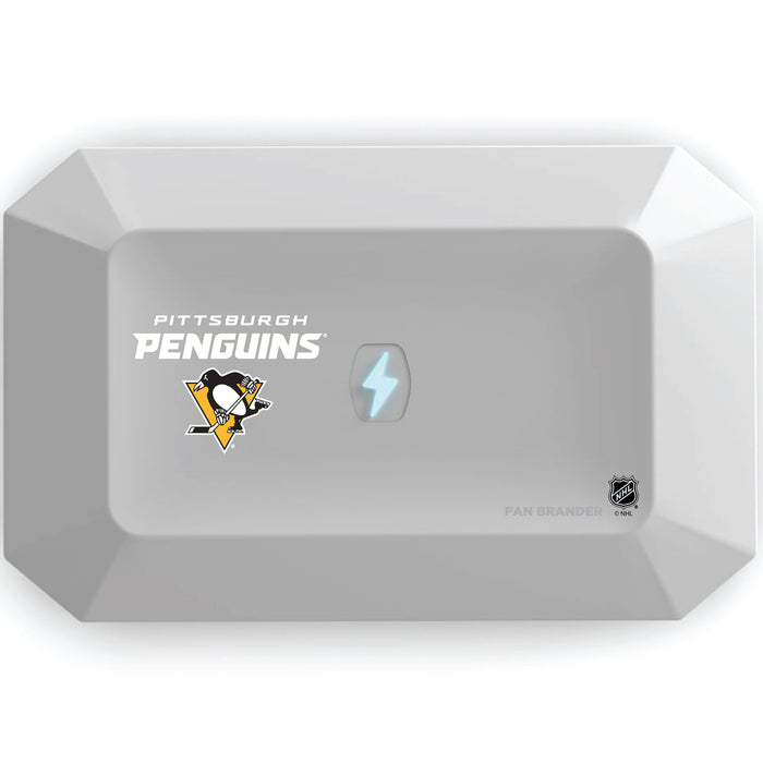 PhoneSoap UV Cleaner with Pittsburgh Penguins Secondary Logo