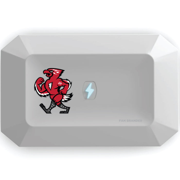 PhoneSoap UV Cleaner with St. John's Red Storm Secondary Logo