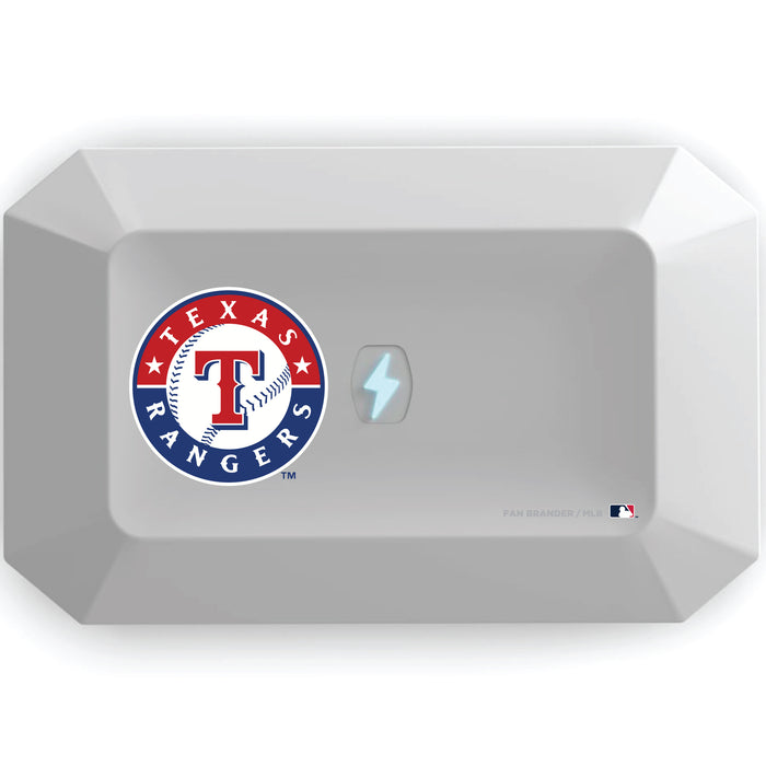 PhoneSoap UV Cleaner with Texas Rangers Primary Logo