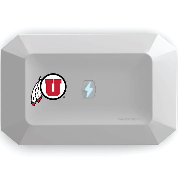 PhoneSoap UV Cleaner with Utah Utes Primary Logo