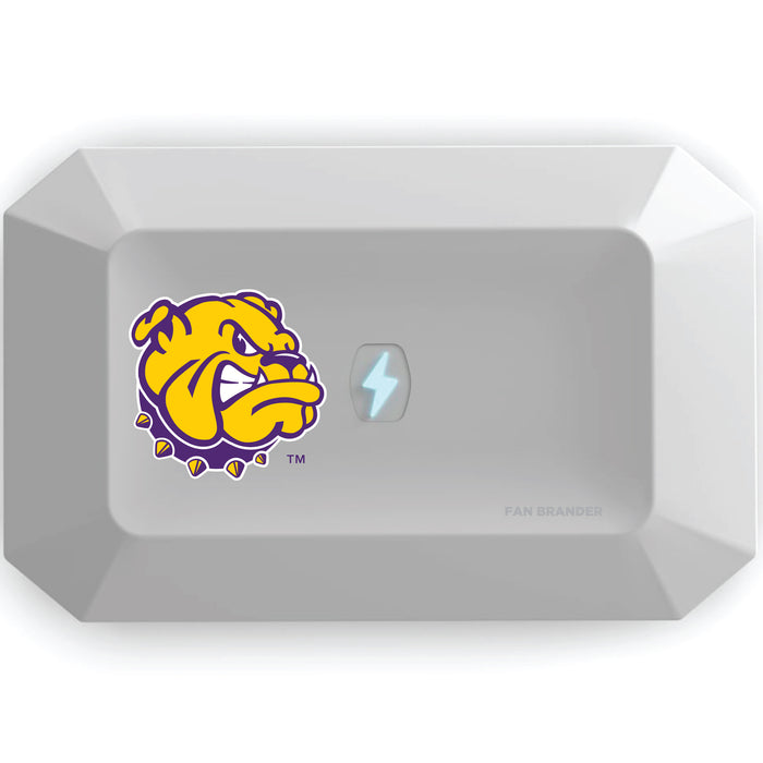 PhoneSoap UV Cleaner with Western Illinois University Leathernecks Secondary Logo