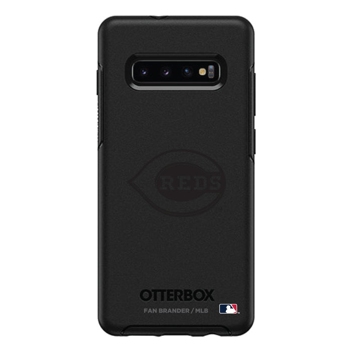 OtterBox Black Phone case with Cincinnati Reds Primary Logo in Black