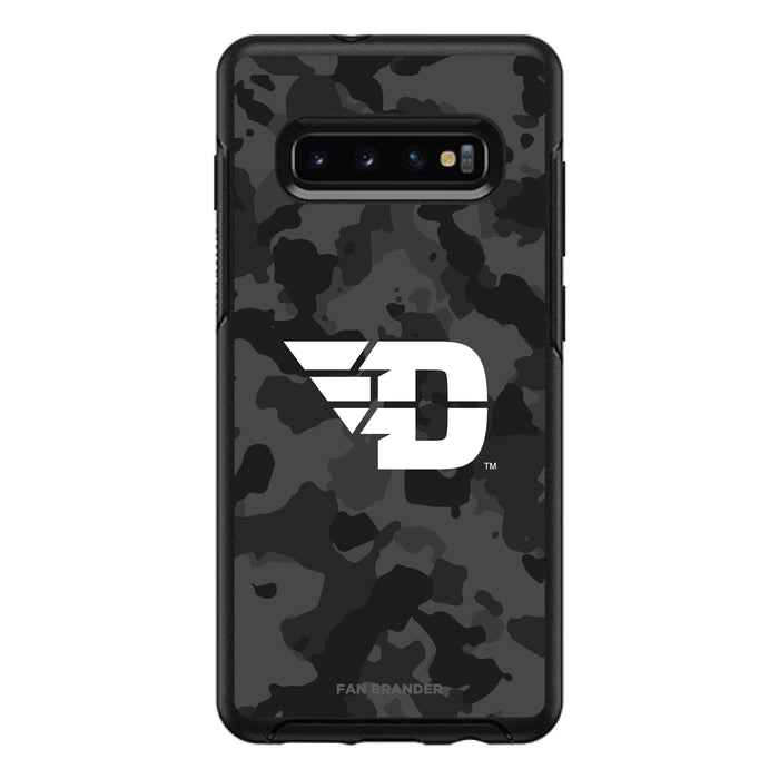 OtterBox Black Phone case with Dayton Flyers Urban Camo Background