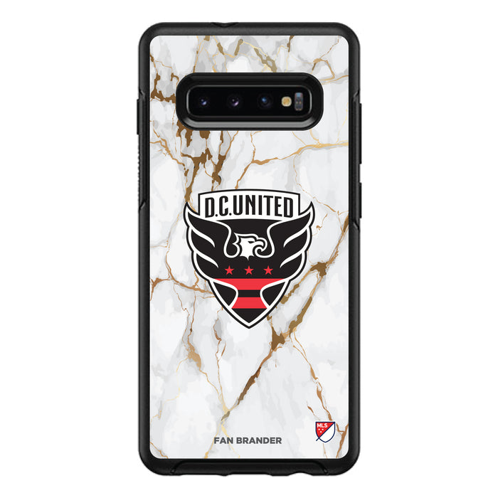 OtterBox Black Phone case with D.C. United White Marble Design