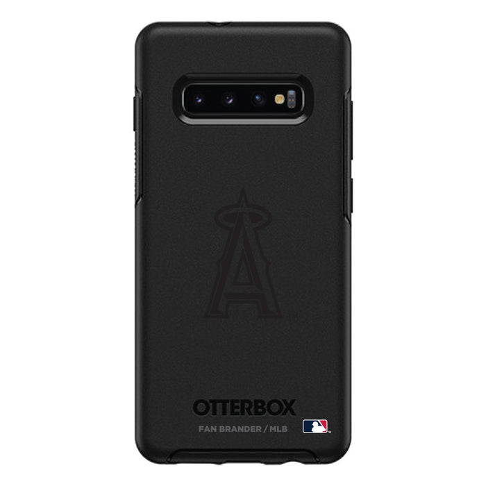 OtterBox Black Phone case with Los Angeles Angels Primary Logo in Black