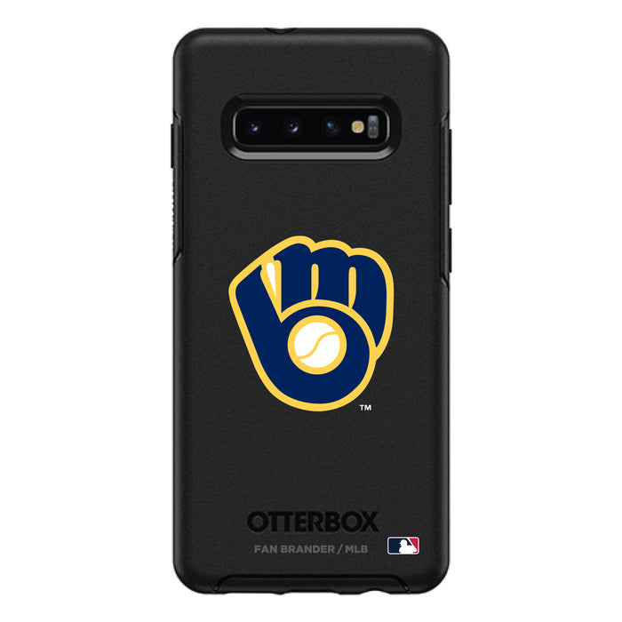 OtterBox Black Phone case with Milwaukee Brewers Secondary Logo