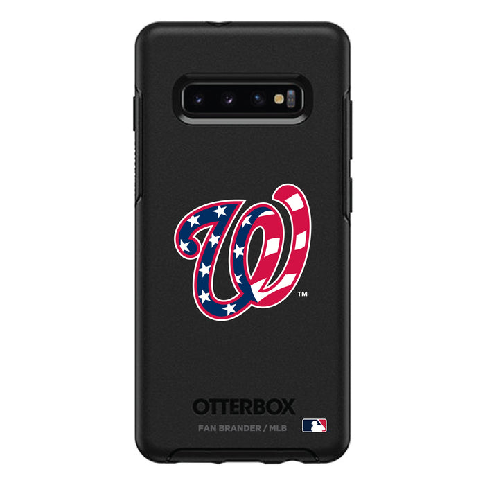 OtterBox Black Phone case with Washington Nationals Secondary Logo