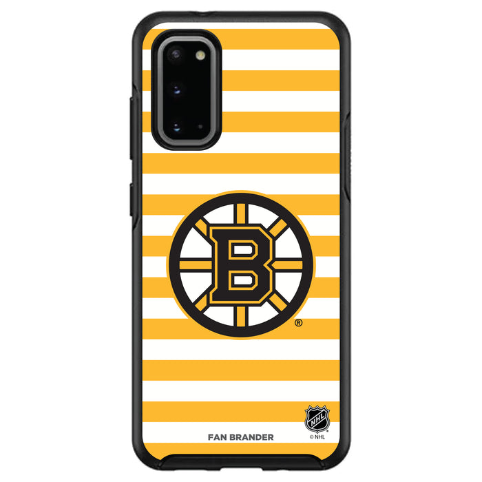 OtterBox Black Phone case with Boston Bruins Stripes