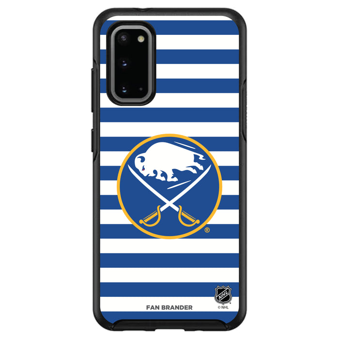OtterBox Black Phone case with Buffalo Sabres Stripes