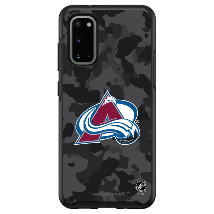 OtterBox Black Phone case with Colorado Avalanche Urban Camo design