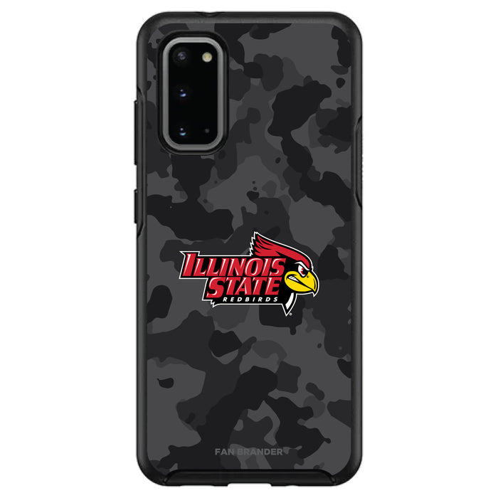 OtterBox Black Phone case with Illinois State Redbirds Urban Camo Background