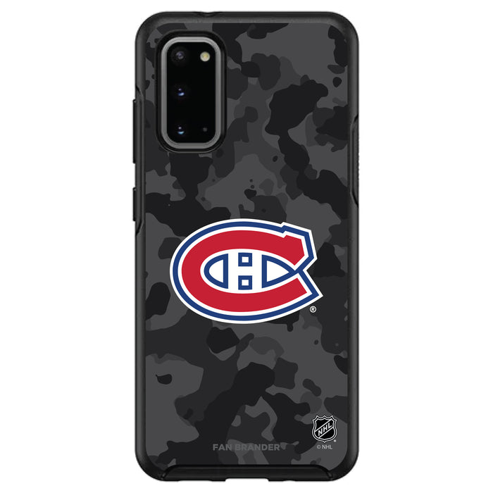 OtterBox Black Phone case with Montreal Canadiens Urban Camo design