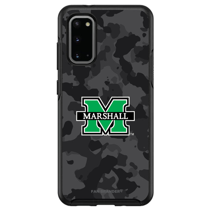 OtterBox Black Phone case with Marshall Thundering Herd Urban Camo Background