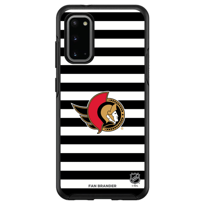 OtterBox Black Phone case with Ottawa Senators Stripes