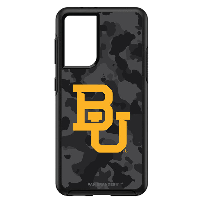 OtterBox Black Phone case with Baylor Bears Urban Camo Background