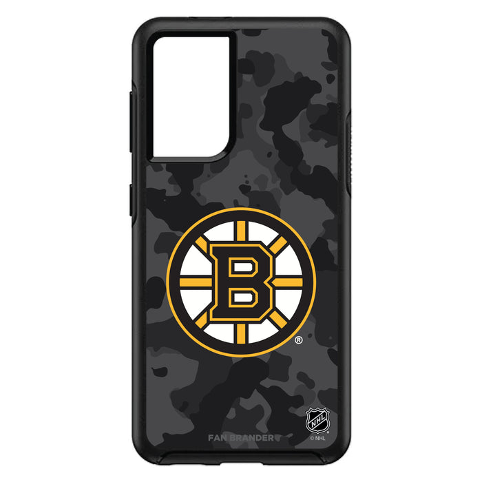 OtterBox Black Phone case with Boston Bruins Urban Camo design