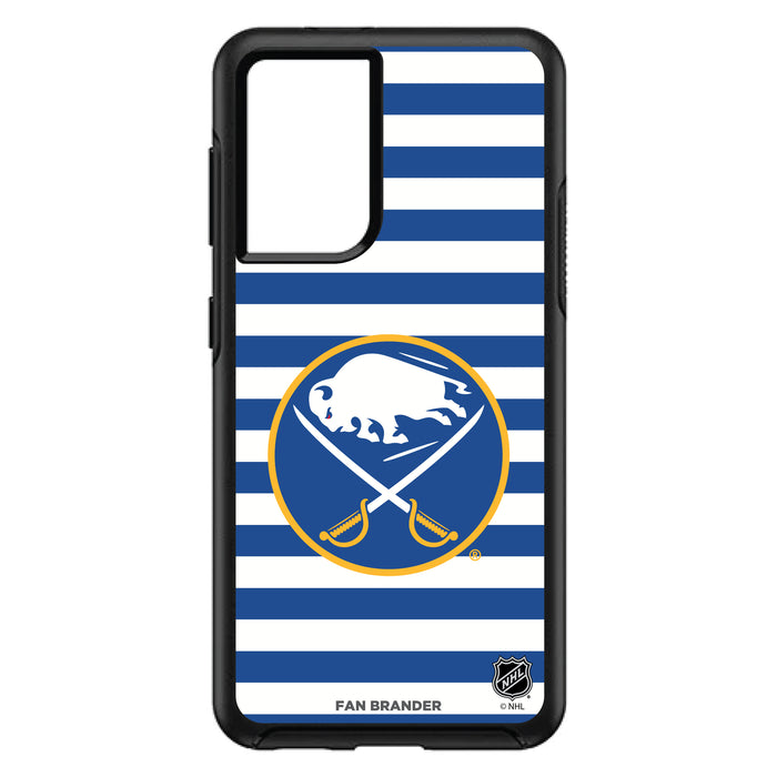 OtterBox Black Phone case with Buffalo Sabres Stripes