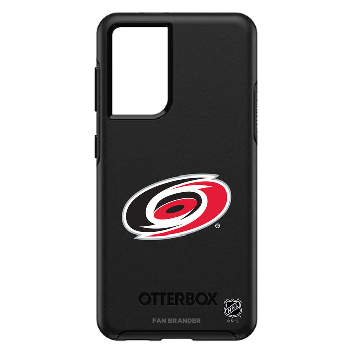 OtterBox Black Phone case with Carolina Hurricanes Primary Logo