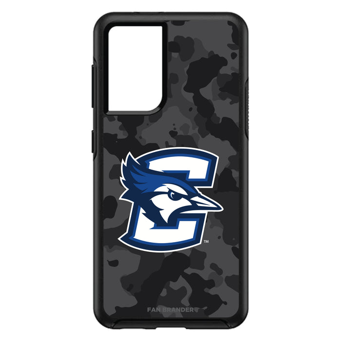 OtterBox Black Phone case with Creighton University Bluejays Urban Camo Background