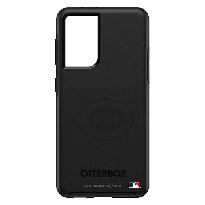 OtterBox Black Phone case with Cincinnati Reds Primary Logo in Black
