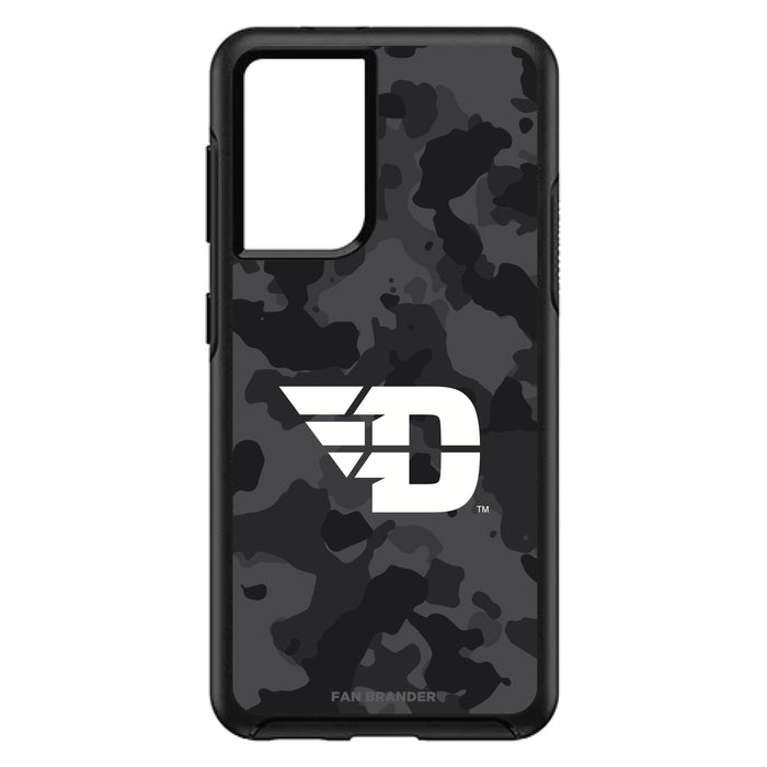 OtterBox Black Phone case with Dayton Flyers Urban Camo Background