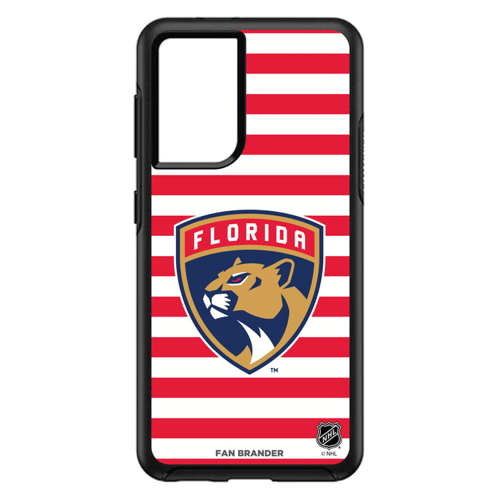 OtterBox Black Phone case with Florida Panthers Stripes