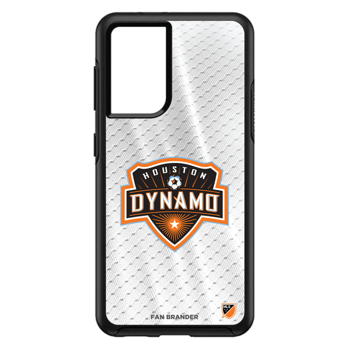 OtterBox Black Phone case with Houston Dynamo Primary Logo on Jersey Design