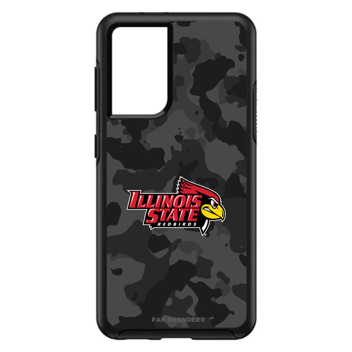 OtterBox Black Phone case with Illinois State Redbirds Urban Camo Background