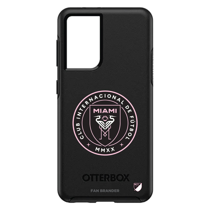 OtterBox Black Phone case with Inter Miami CF Primary Logo