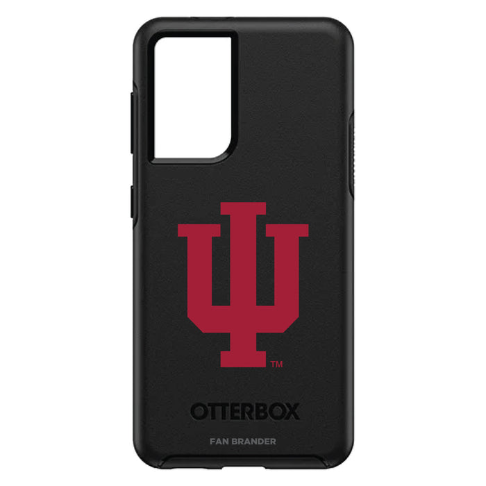 OtterBox Black Phone case with Indiana Hoosiers Primary Logo