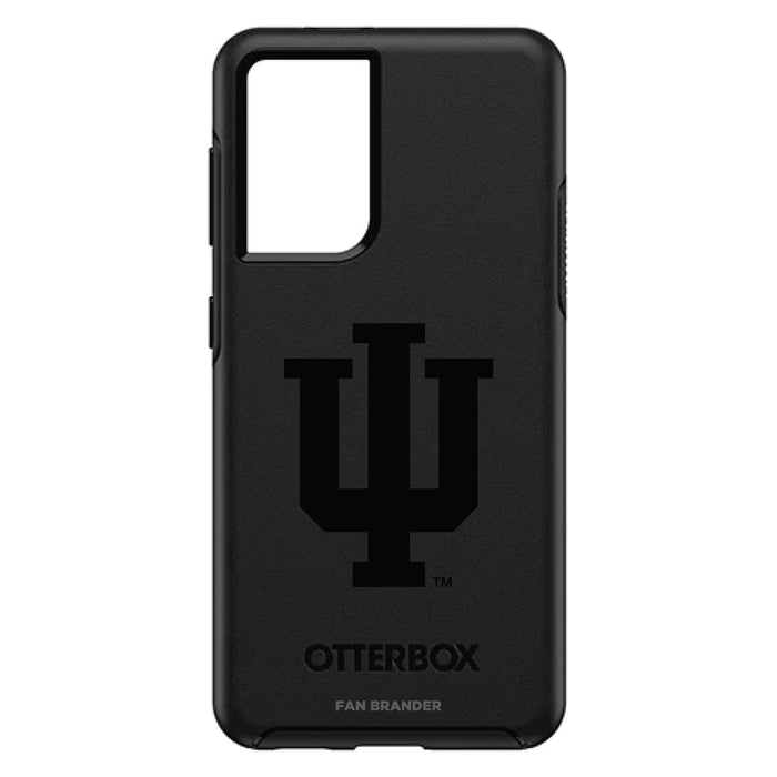 OtterBox Black Phone case with Indiana Hoosiers Primary Logo in Black