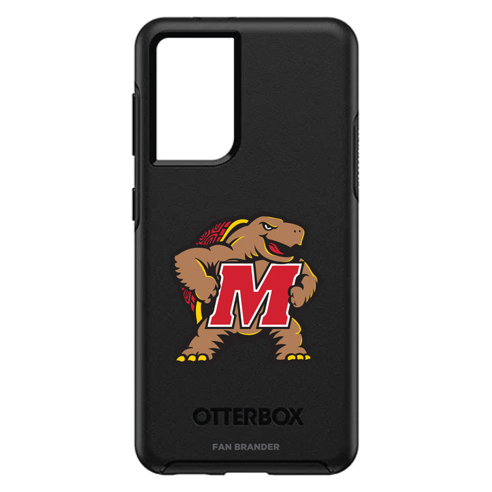 OtterBox Black Phone case with Maryland Terrapins Secondary Logo