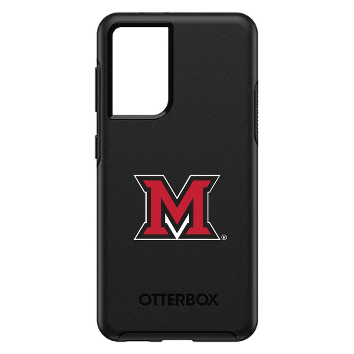 OtterBox Black Phone case with Miami University RedHawks Primary Logo