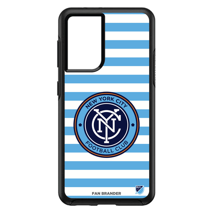 OtterBox Black Phone case with New York City FC Stripes